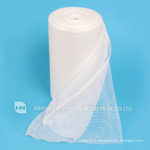 Medical 100% cotton yarn sterile absorbent gauze roll